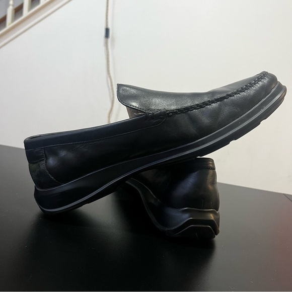 Cole Haan Classic Black Leather Slip-Ons Driving Loafers  Mens 11 main image 5